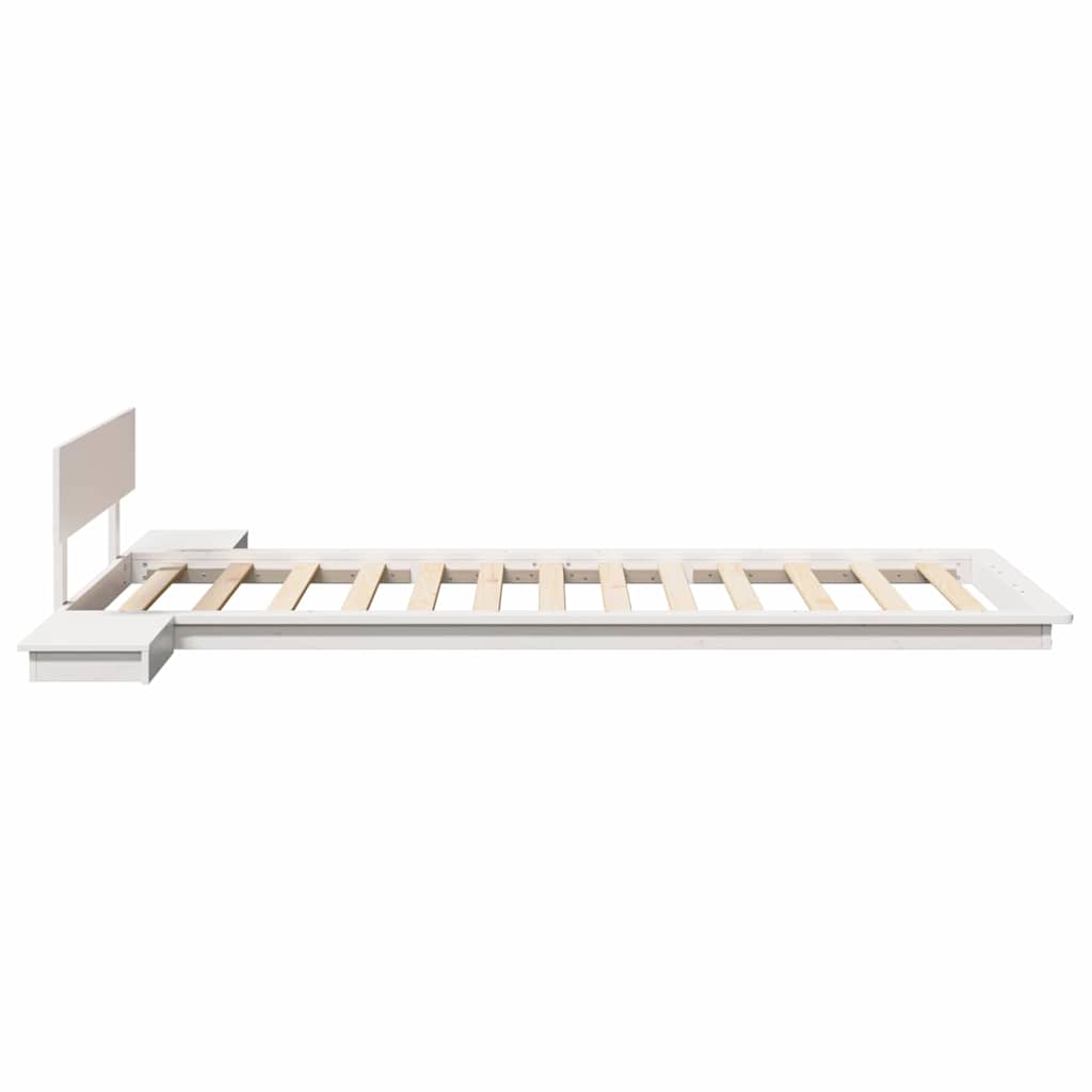 Sengestel Hvid 90 x 200 cm træ