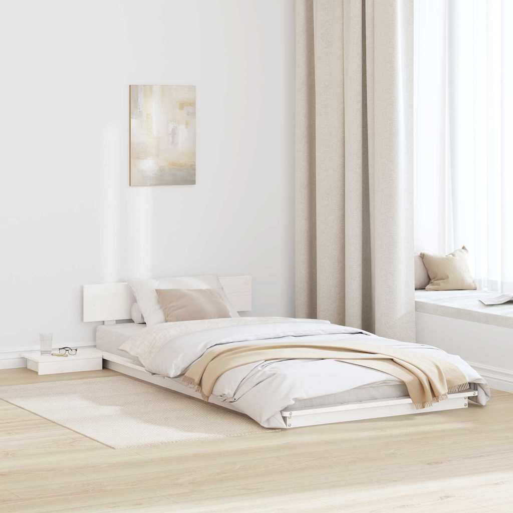 Sengestel Brun 75 x 190 cm træ