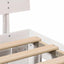 Sengestel med hovedgærde Hvid 90 x 200 cm Massiv fyrretræ
