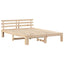 Sengestel Naturfarvet 150 x 200 cm Massiv fyrretræ