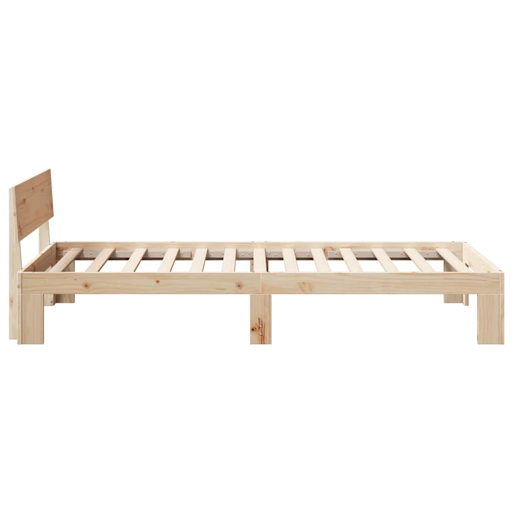 Sengestel Naturfarvet 80 x 200 cm Massiv fyrretræ