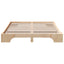 Sengestel Naturfarvet 150 x 200 cm Massiv fyrretræ