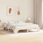 Sengestel Naturfarvet 180 x 200 cm Massiv fyrretræ