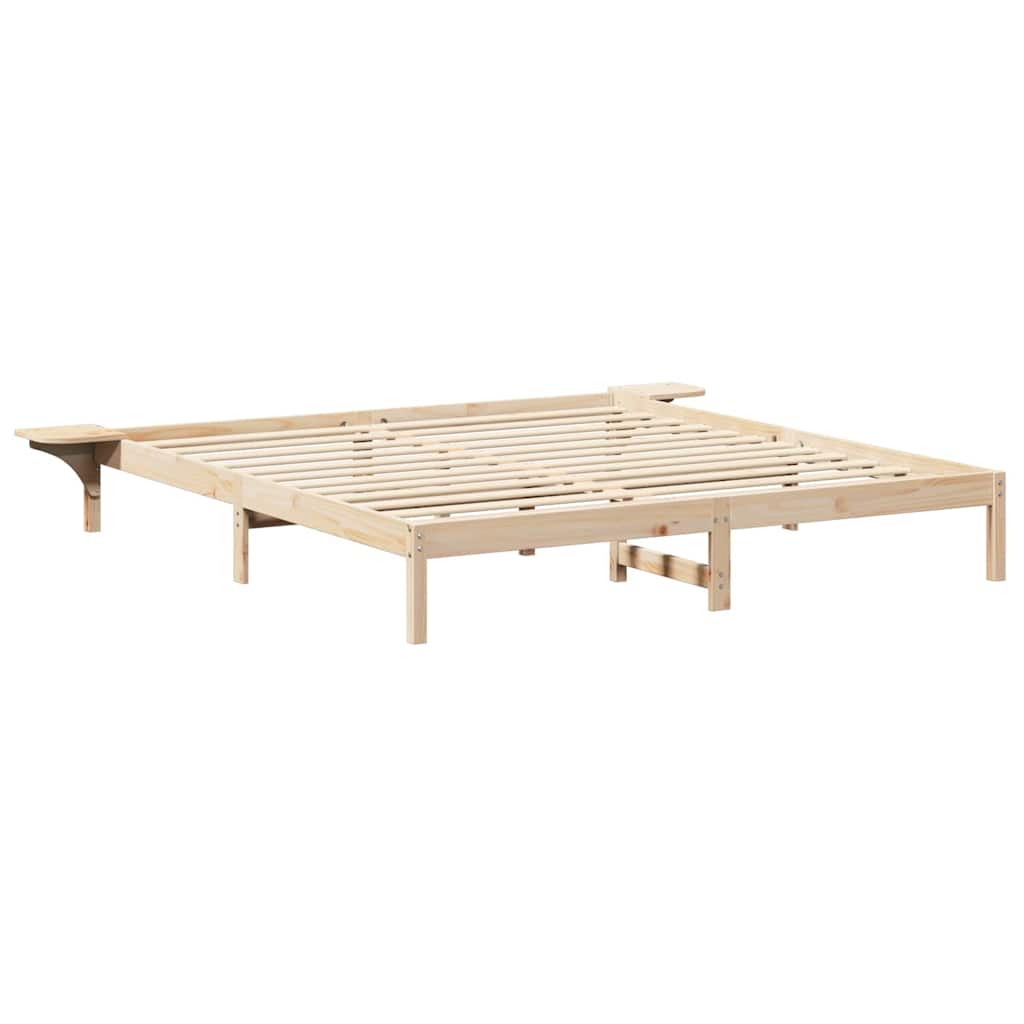 Sengestel Naturfarvet 180 x 200 cm Massiv fyrretræ