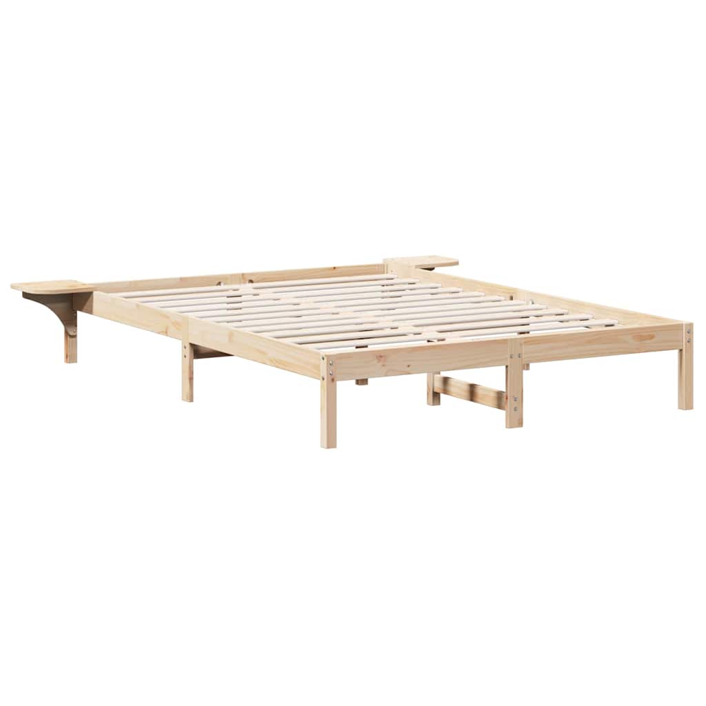 Sengestel Naturfarvet 150 x 200 cm Massiv fyrretræ