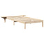 Sengestel Naturfarvet 100 x 200 cm Massiv fyrretræ