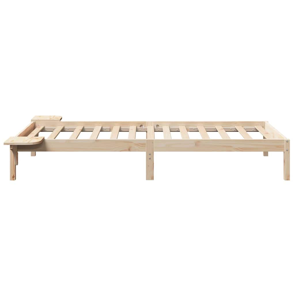 Sengestel Naturfarvet 80 x 200 cm Massiv fyrretræ
