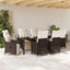 Have Spisebordssæt 7 stk. Brun polyrattan