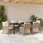 Have Spisebordssæt 7 stk. Beige polyrattan