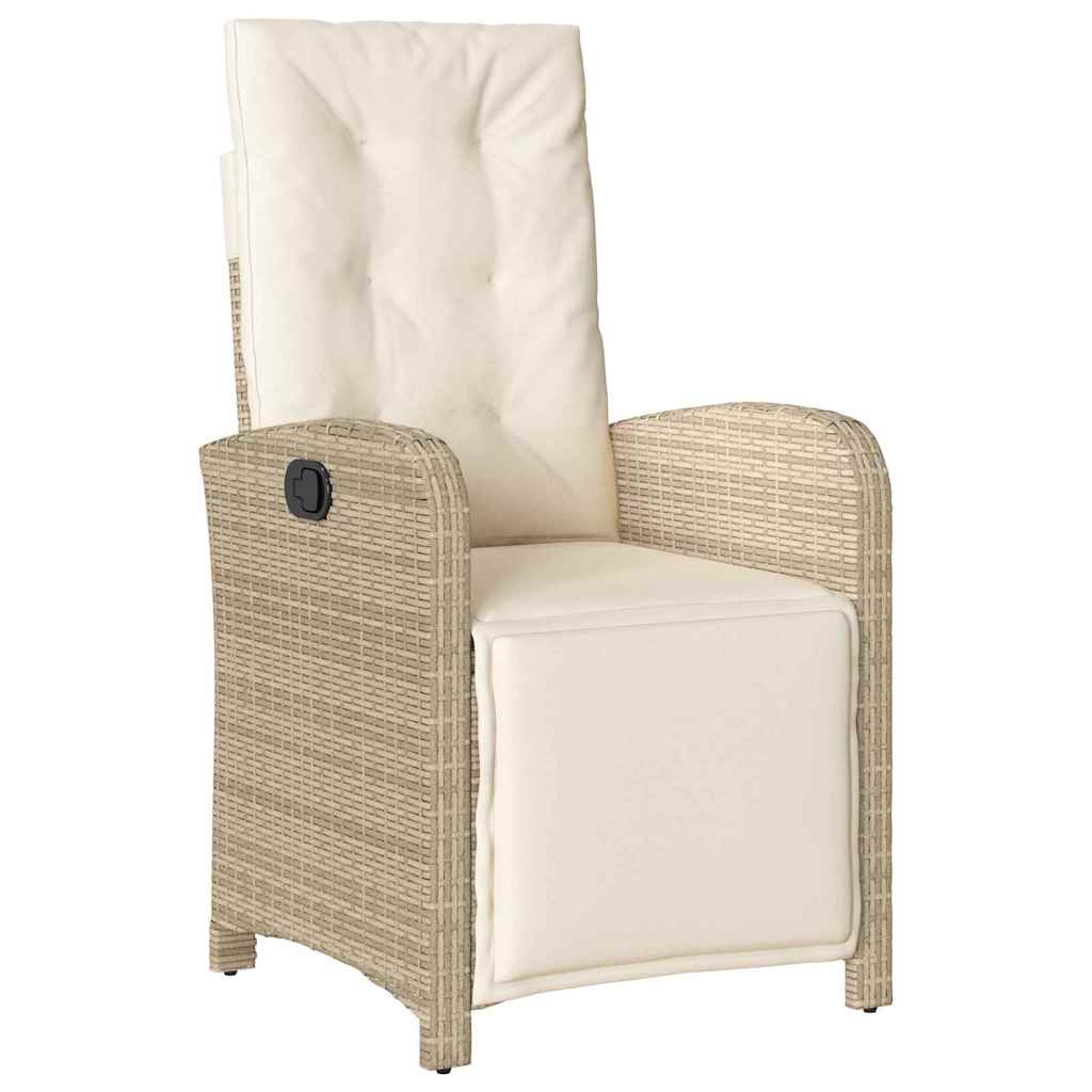 Have Spisebordssæt 7 stk. Beige polyrattan