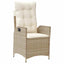 Have Spisebordssæt 7 stk. Beige polyrattan