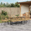 Have Spisebordssæt 9 stk. Brun polyrattan