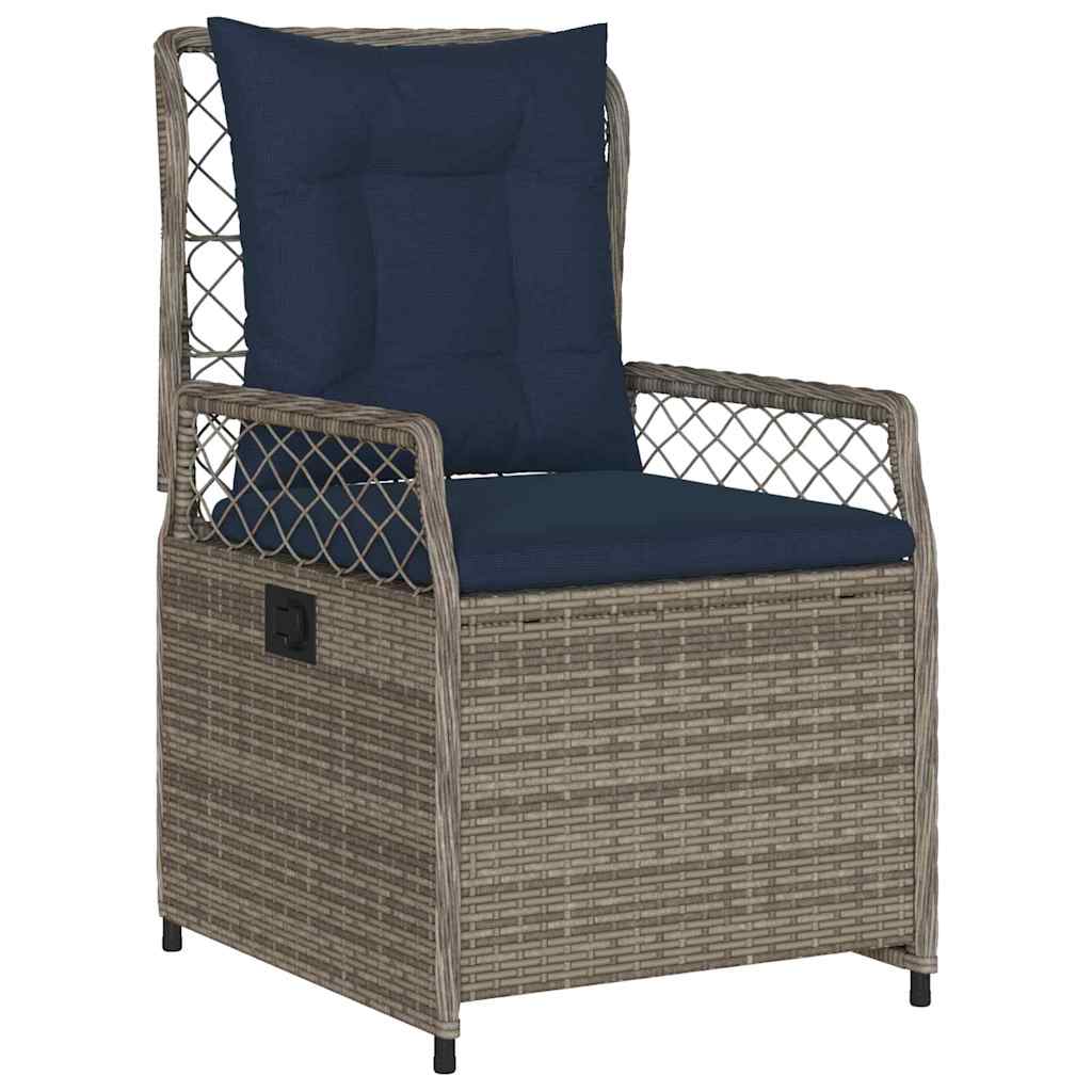Have Spisebordssæt 3 stk. Grå polyrattan