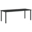 Have Spisebordssæt 7 stk. Sort polyrattan