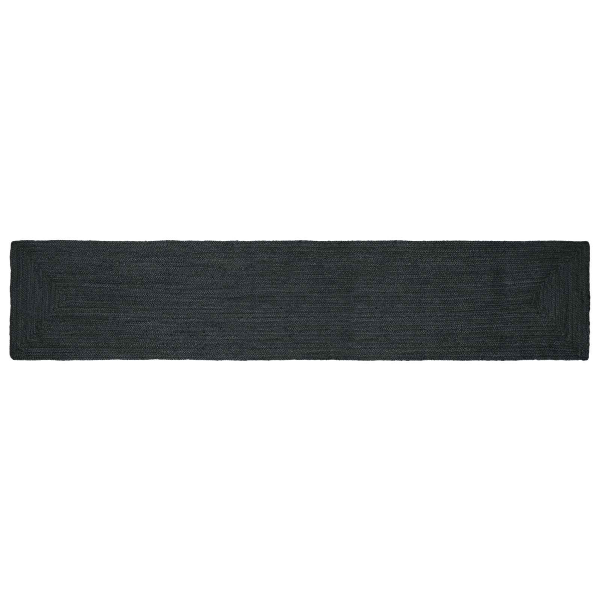 Område tæppe Mørkegrå 60 x 400 cm Jute