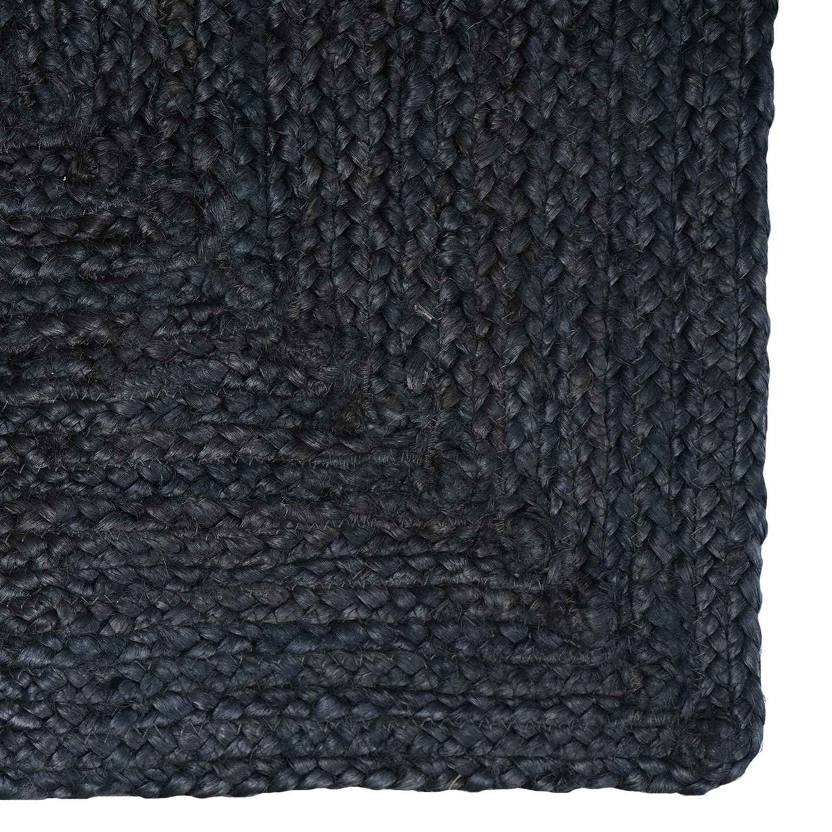 Område tæppe Mørkegrå 80 x 200 cm Jute