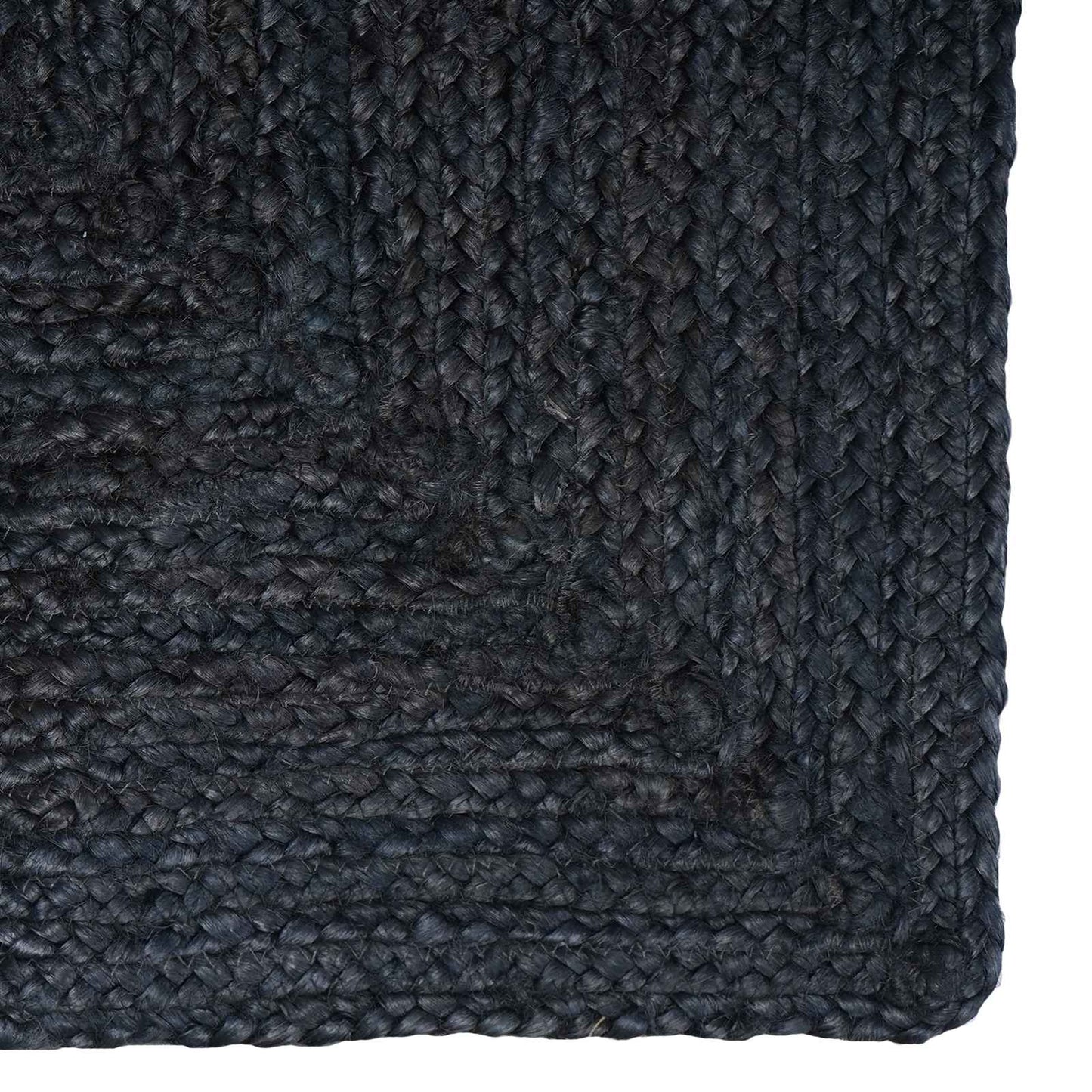 Område tæppe Mørkegrå 80 x 400 cm Jute