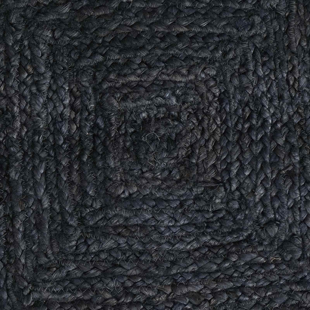 Område tæppe Mørkegrå 80 x 400 cm Jute