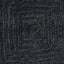 Område tæppe Mørkegrå 200 x 200 cm Jute