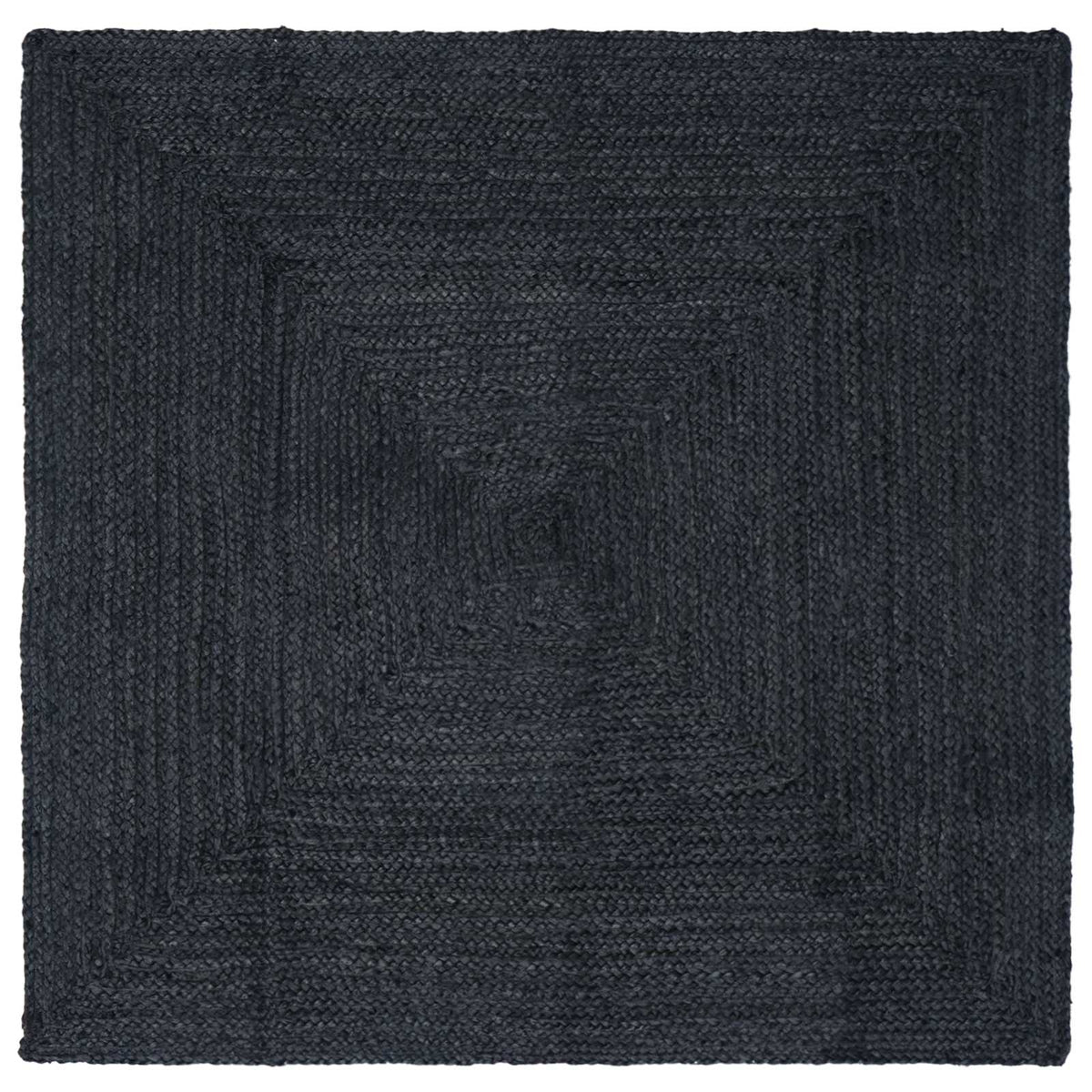 Område tæppe Mørkegrå 300 x 300 cm Jute
