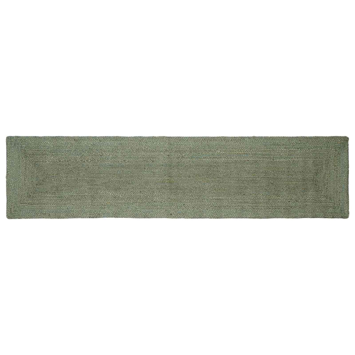 Område tæppe Olivengrøn 60 x 300 cm Jute
