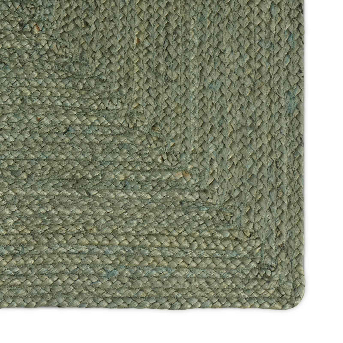 Område tæppe Olivengrøn 80 x 400 cm Jute