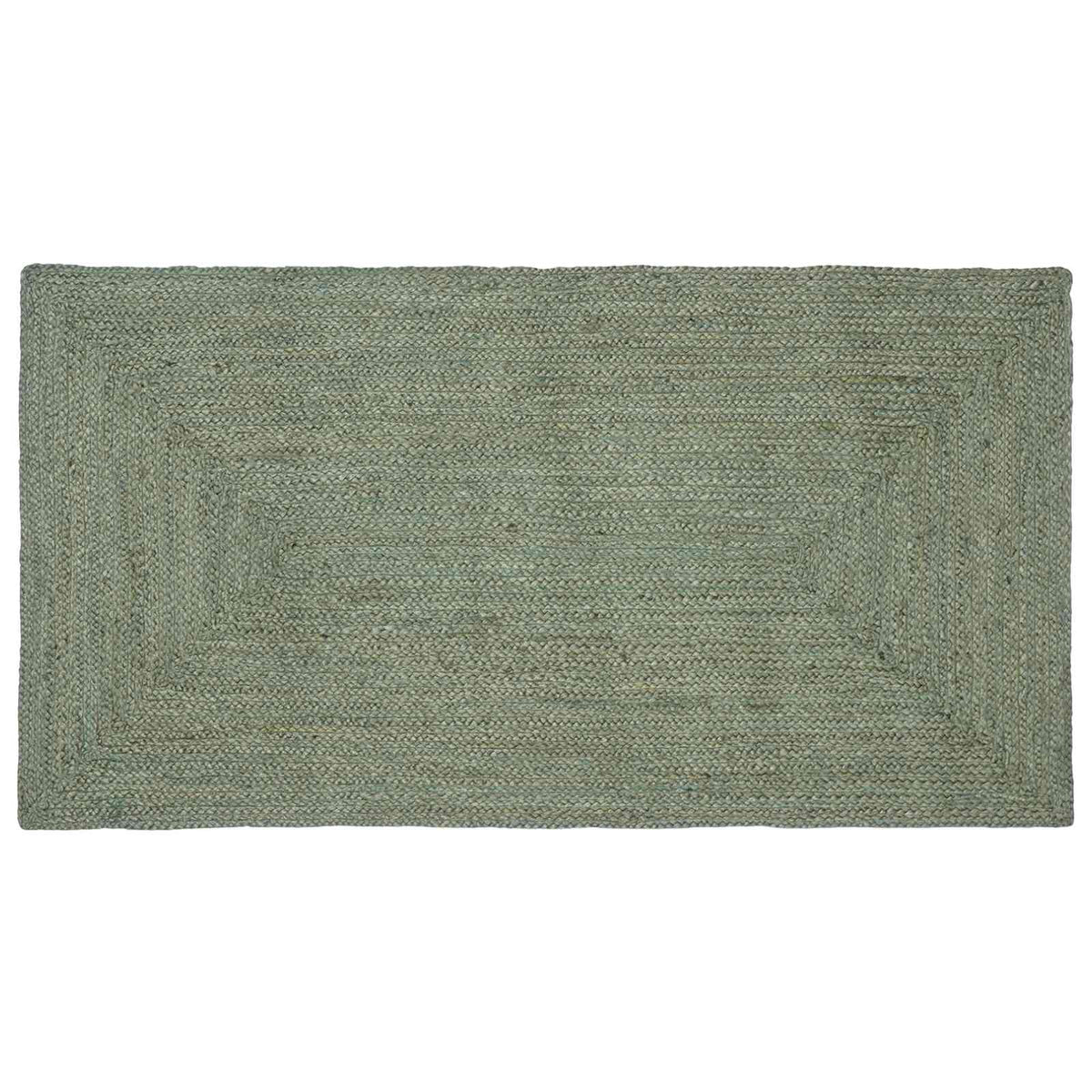Område tæppe Olivengrøn 100 x 200 cm Jute