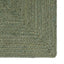 Område tæppe Olivengrøn 160 x 230 cm Jute