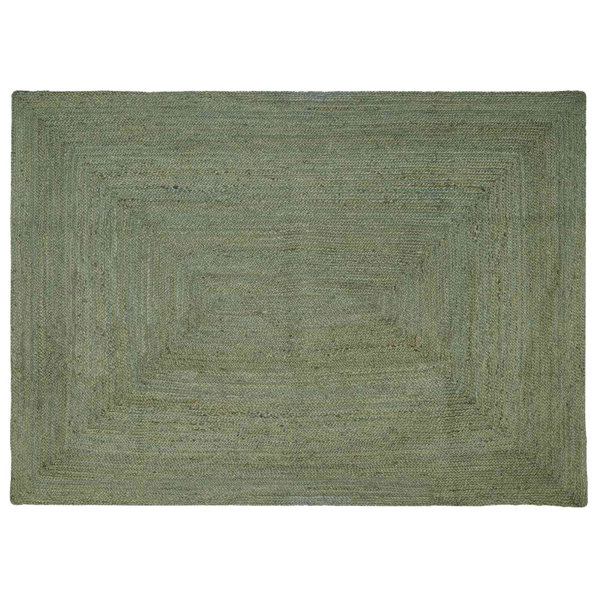 Område tæppe Olivengrøn 160 x 230 cm Jute