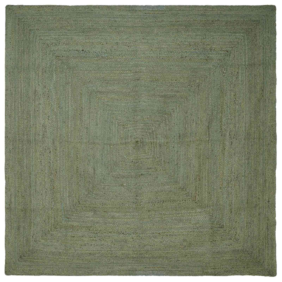 Område tæppe Olivengrøn 300 x 300 cm Jute