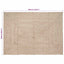 Område tæppe Natur og hvid 240 x 340 cm Jute