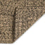 Område tæppe Naturfarvet og sort 160 x 230 cm Jute