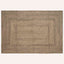 Område tæppe Naturfarvet og sort 240 x 340 cm Jute