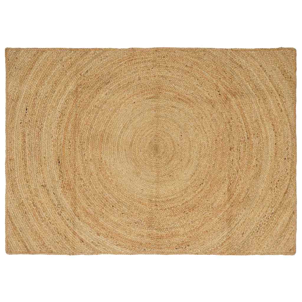 Områdetæpper Naturfarvet 120 x 170 cm Jute