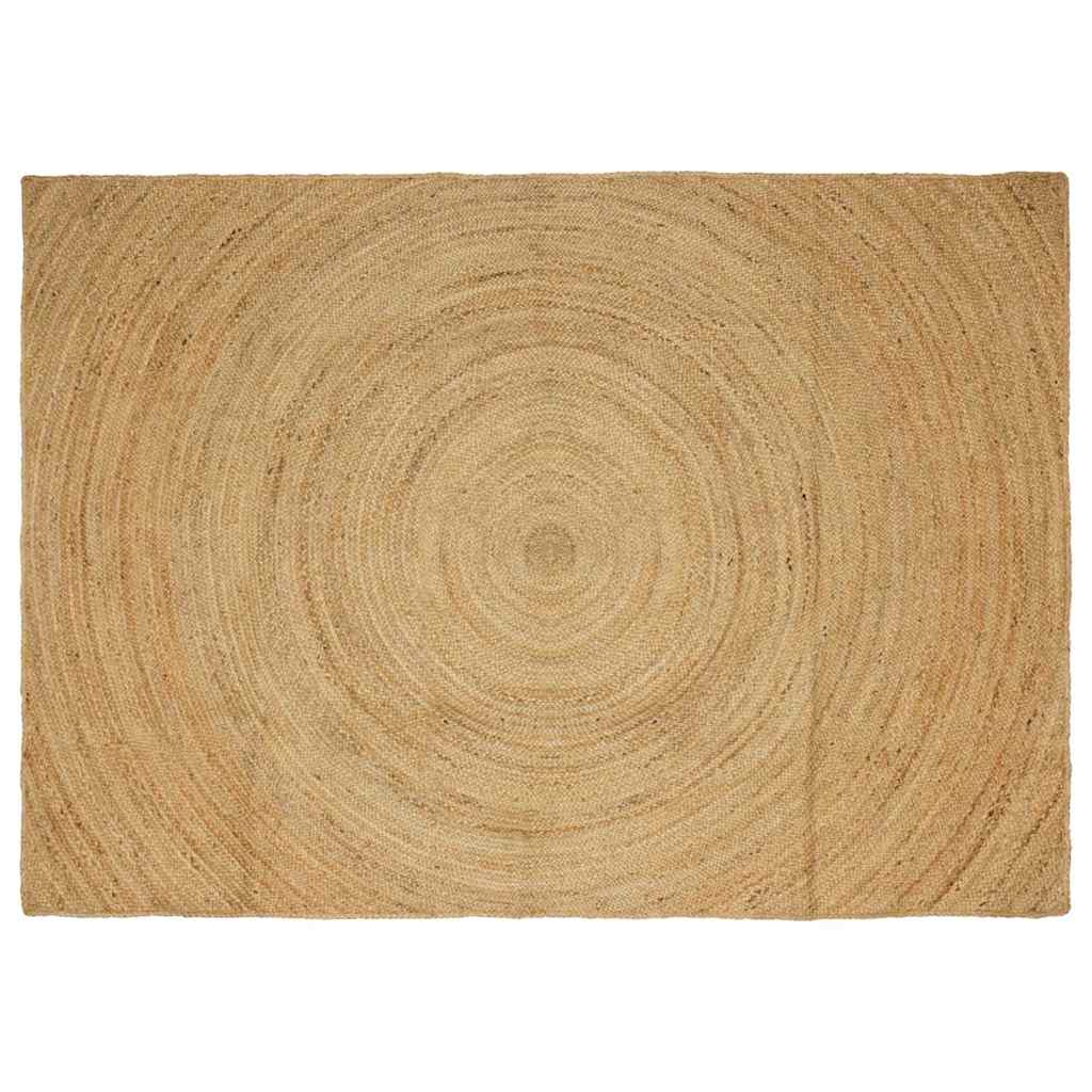 Områdetæpper Naturfarvet 160 x 230 cm Jute