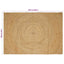 Områdetæpper Naturfarvet 160 x 230 cm Jute