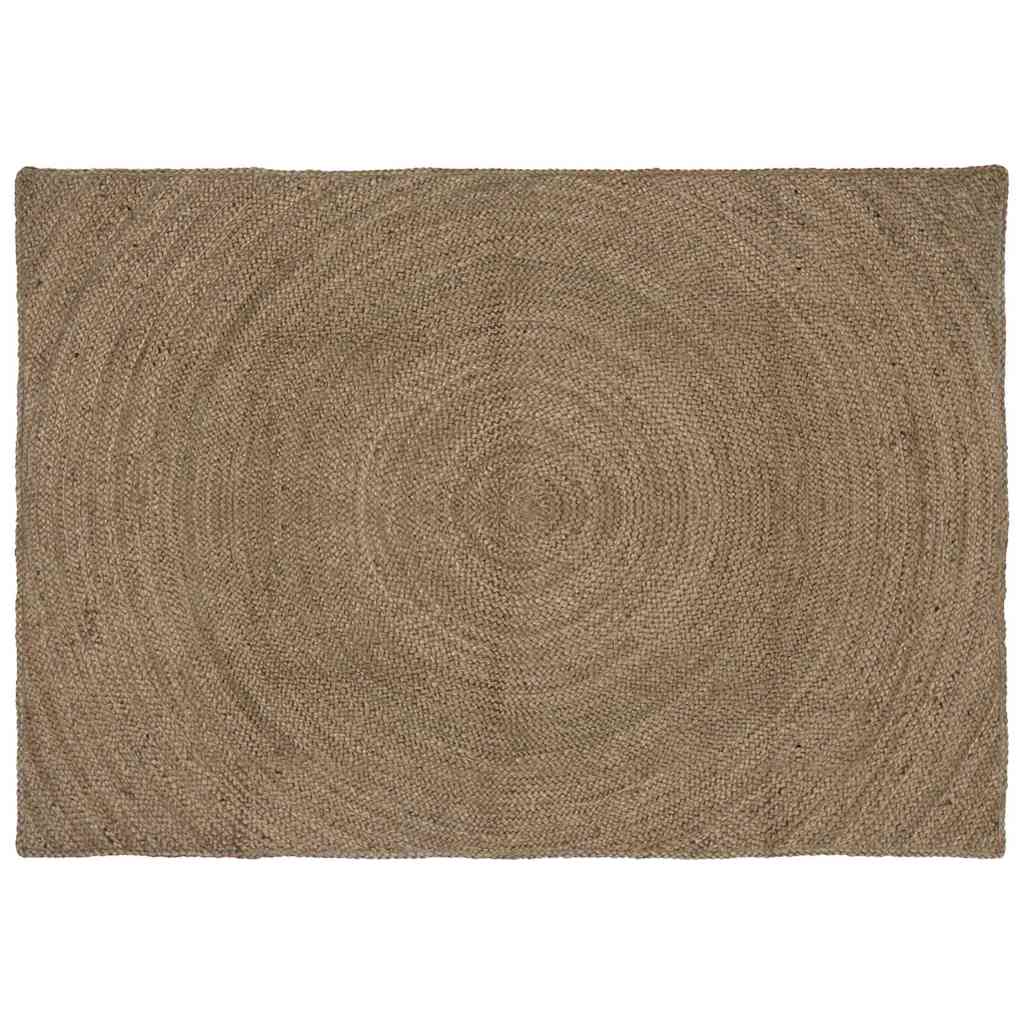 Områdetæpper Grå 120 x 170 cm Jute
