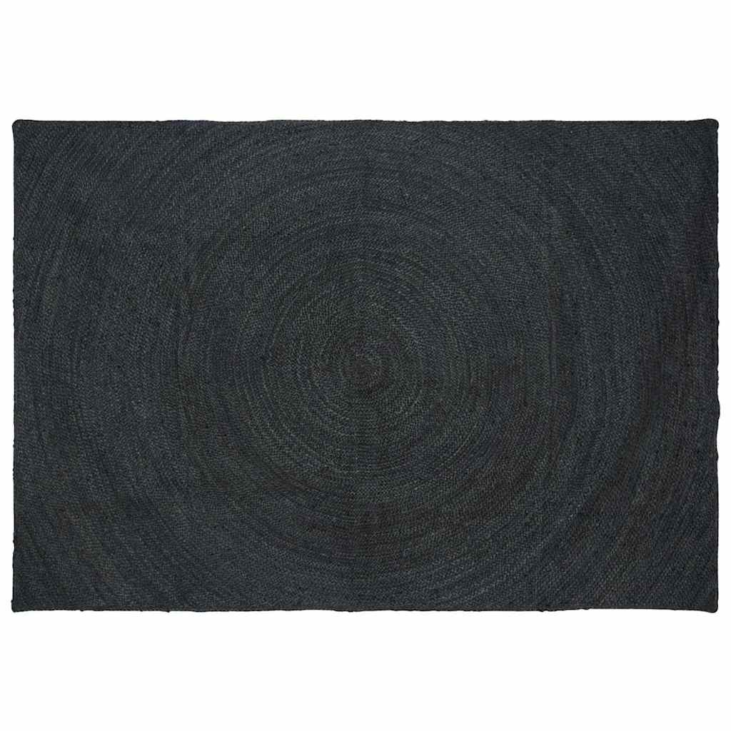 Områdetæpper Mørkegrå 200 x 290 cm Jute