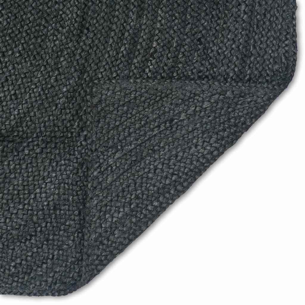Områdetæpper Mørkegrå 240 x 340 cm Jute