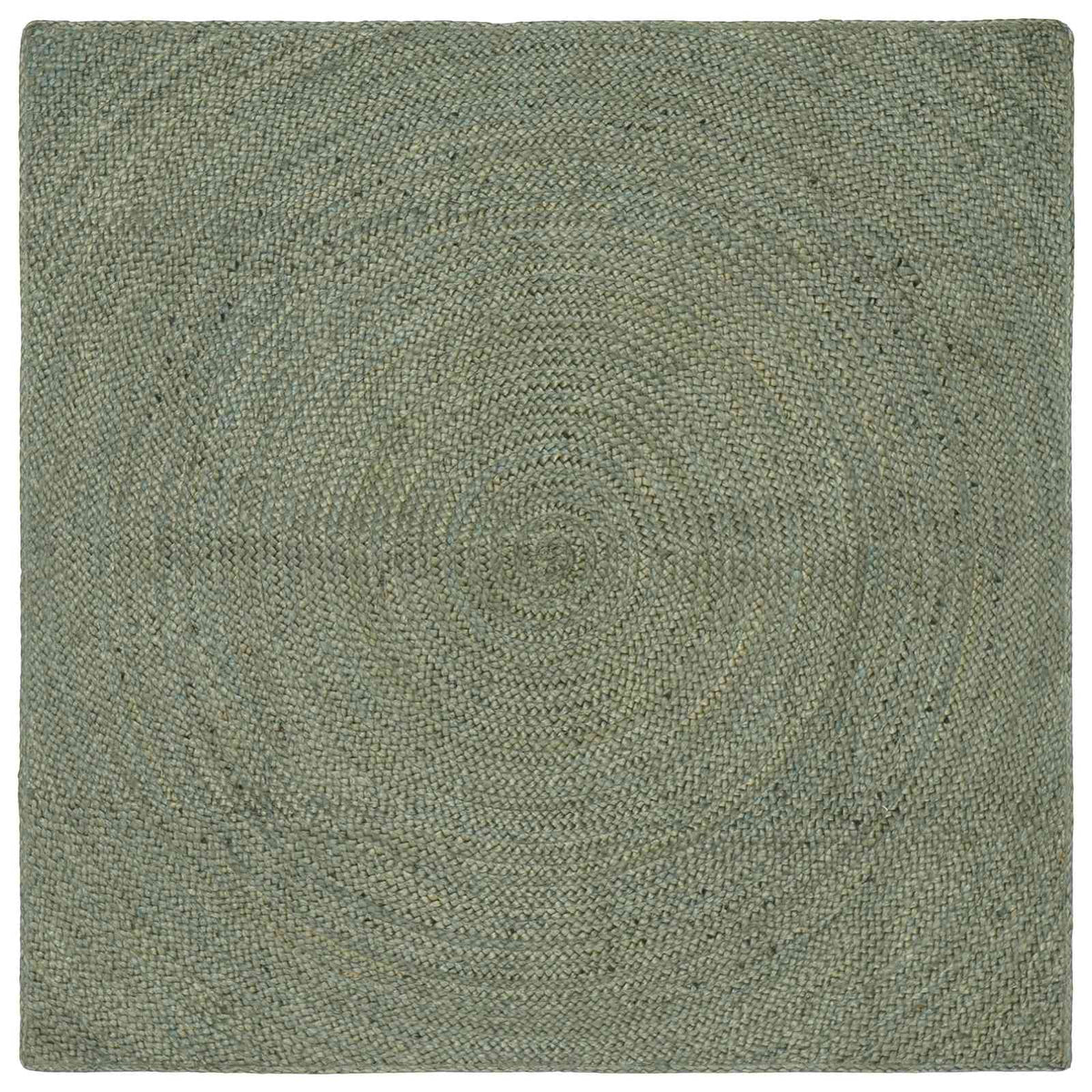 Områdetæpper Olivengrøn 120 x 120 cm Jute