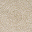 Område tæppe Natur og hvid 80 x 250 cm Jute