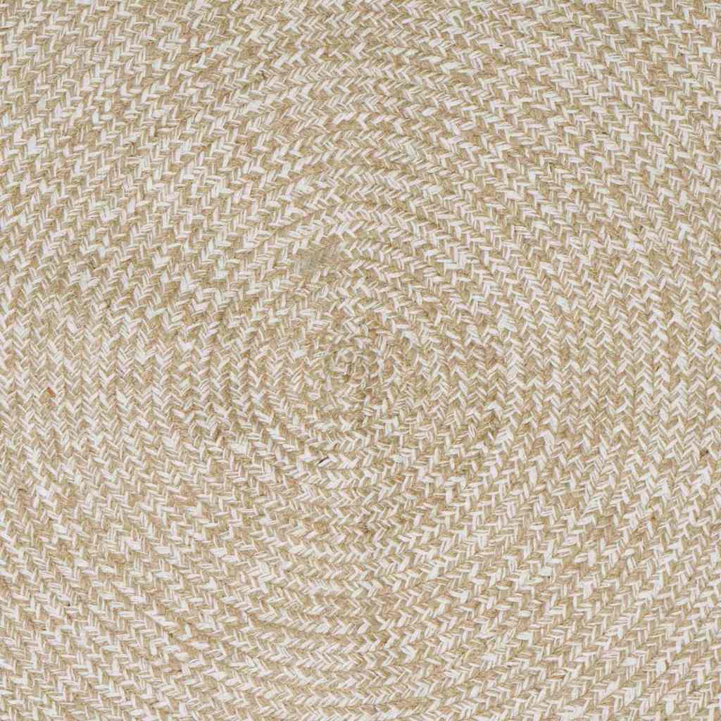 Område tæppe Natur og hvid 300 x 300 cm Jute