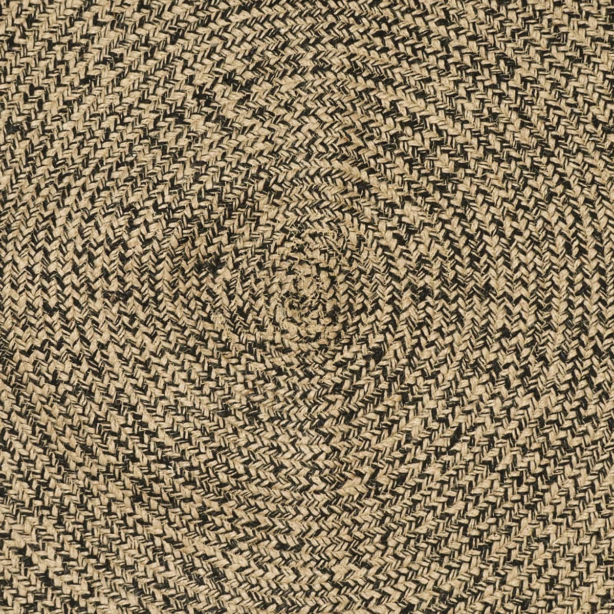 Område tæppe Naturfarvet og sort 60 x 250 cm Jute