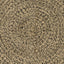Område tæppe Naturfarvet og sort 240 x 340 cm Jute