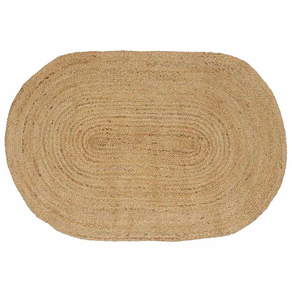 Områdetæpper Naturfarvet 205 x 305 cm Jute