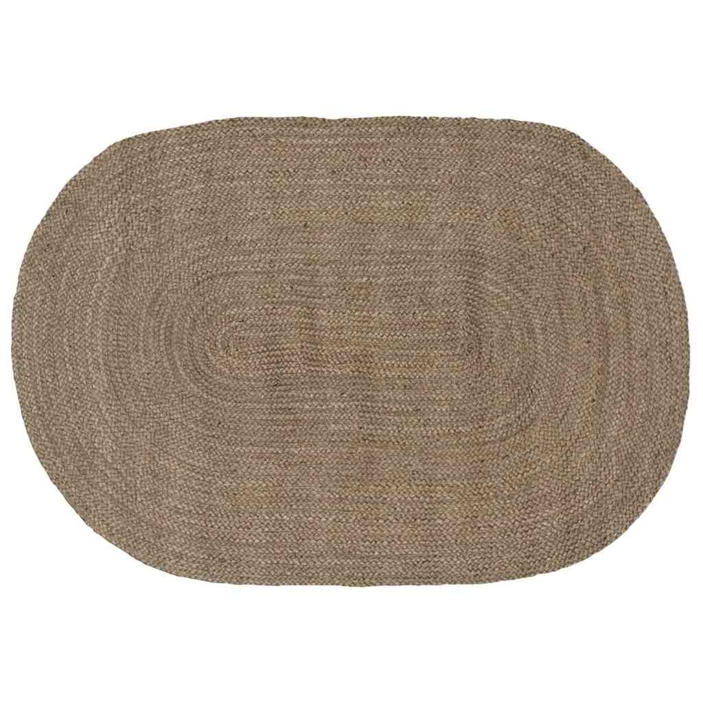 Områdetæpper Grå 122 x 183 cm Jute