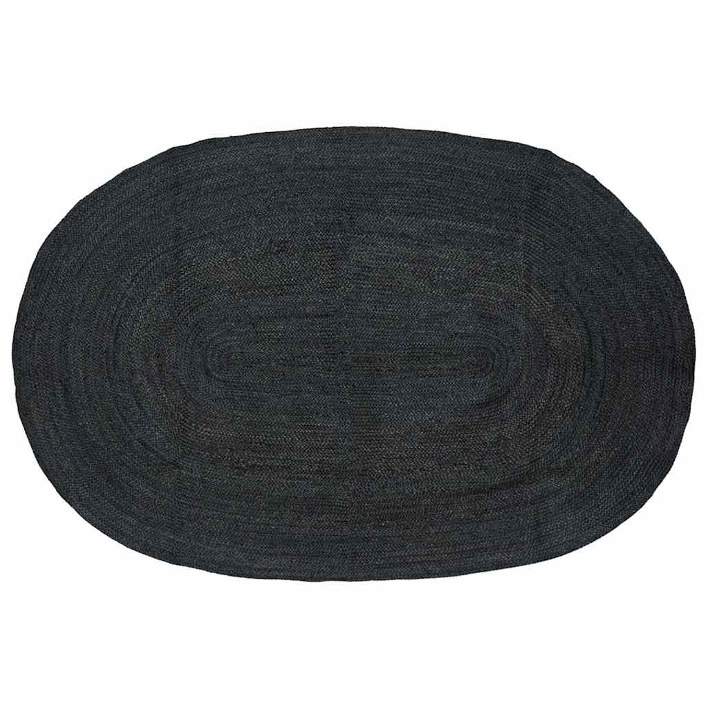 Områdetæpper Mørkegrå 205 x 305 cm Jute