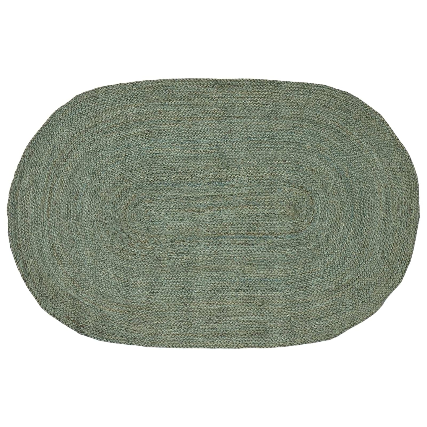 Områdetæpper Olivengrøn 100 x 152 cm Jute