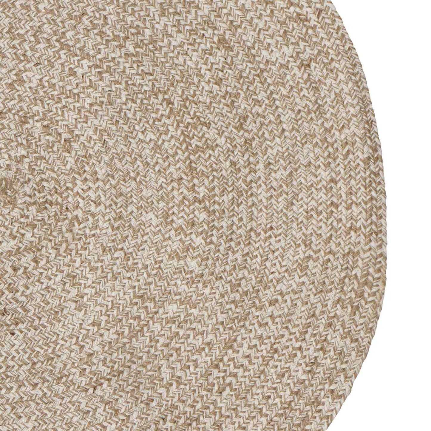 Område tæppe Hvid 205 x 305 cm Jute