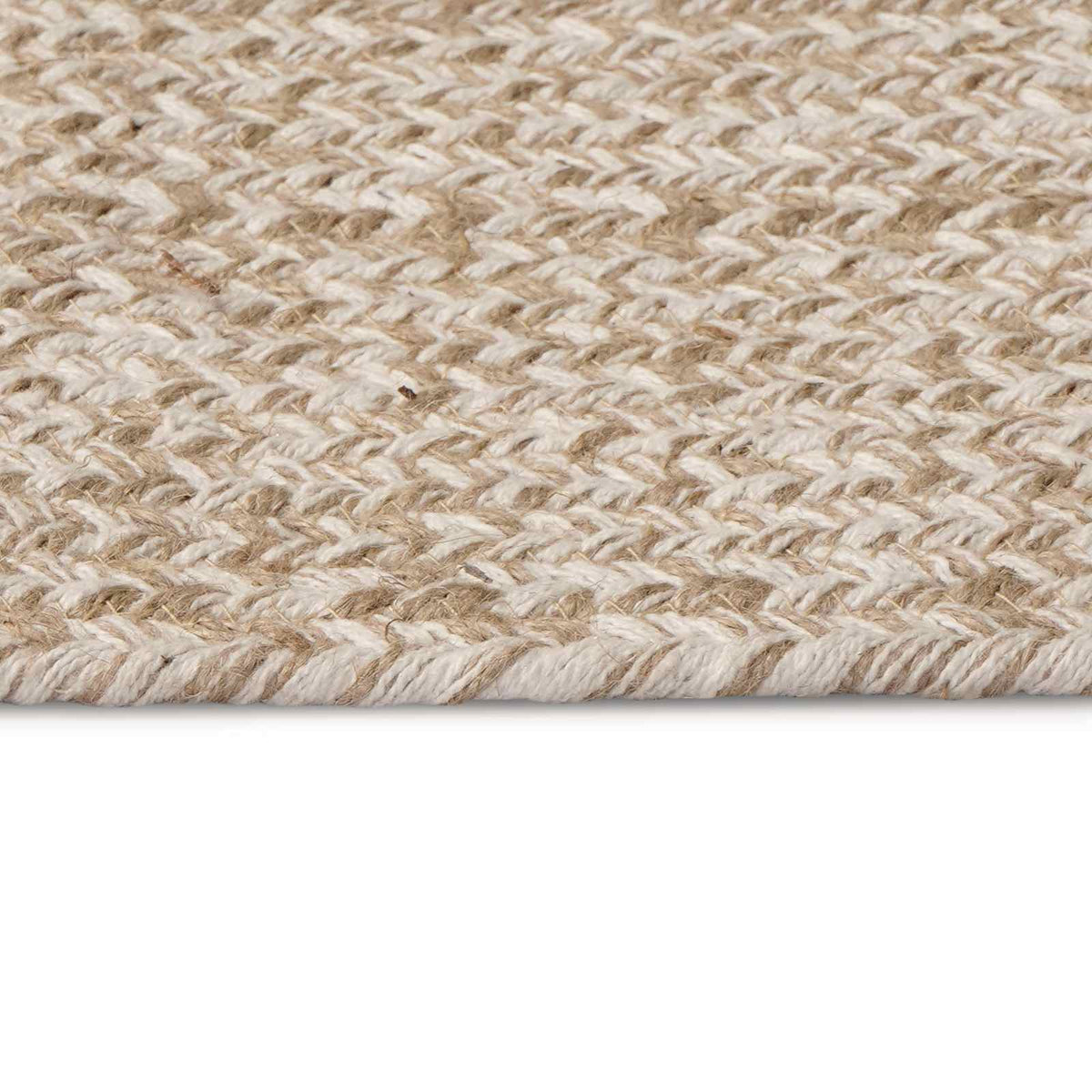 Område tæppe Hvid 205 x 305 cm Jute